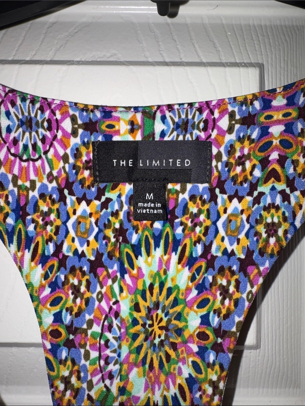The Limited Multicolor Floral Mosaic Racerback Tank - Picture 2 of 3